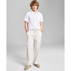 Men's Pull-On Drawstring Cargo Pants